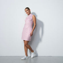  Daily Sport Pereugia Geomertic Pink Print Sleeveless Dress