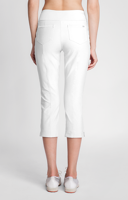 Tail Activewear Milano White Capri Pant Peanuts and Golf