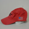 Greg Norman American Flag Adjustable Golf Hat - Red