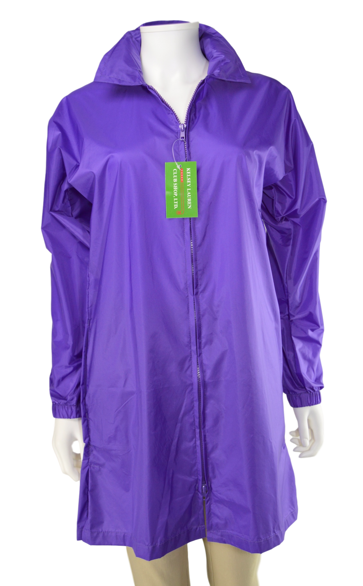 Purple raincoat hotsell