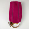Barcelona Suede Shoe Bag - Peanuts and Golf in Fuchsia