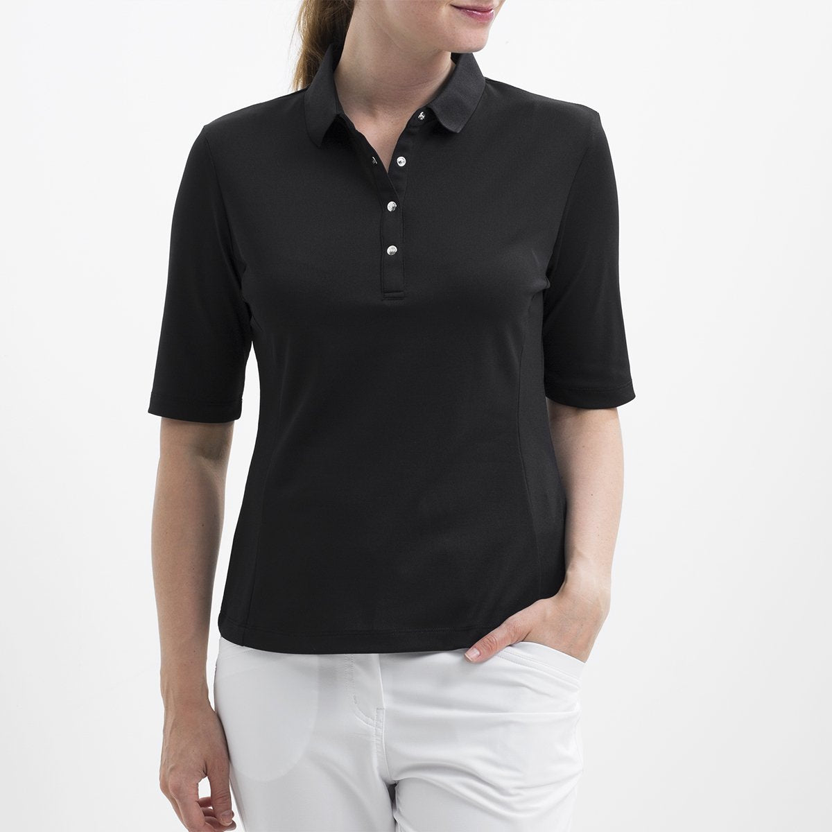 Elbow sleeve polo shirts store