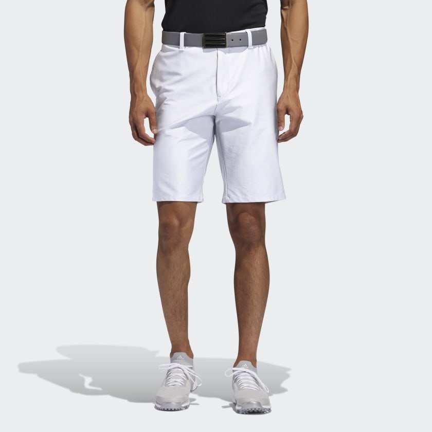 Adidas golf shorts hotsell white