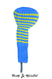  Blue and Yellow Club Sock Golf Headcover