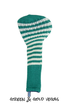  Green and Gold Vegas Club Sock Golf Headcover
