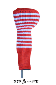  Red and White Club Sock Golf Headcover