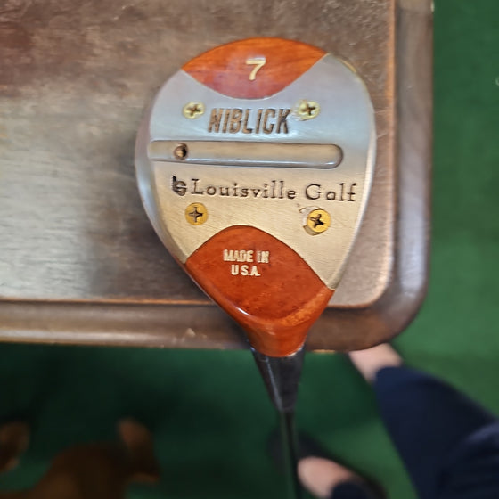 Niblick 7 wood Louisville Golf Club/Matching Head Cover