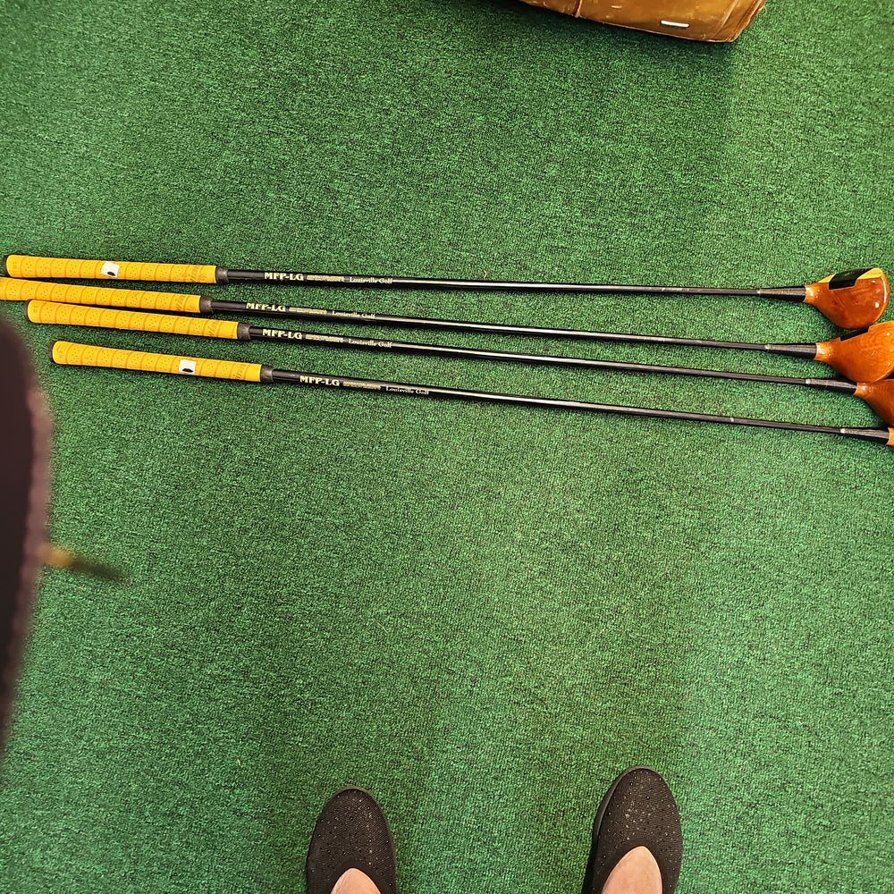 
                      
                        Niblick Golf wood set- 4 club set by Louisville Golf/Matching Head Covers
                      
                    