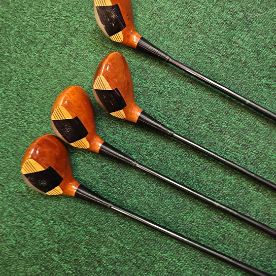 Niblick Golf wood set- 4 club set by Louisville Golf/Matching Head Covers