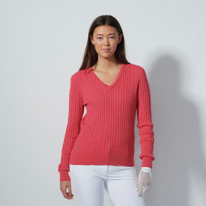 Daily Sports Madelene V-Neck Pullover Coral