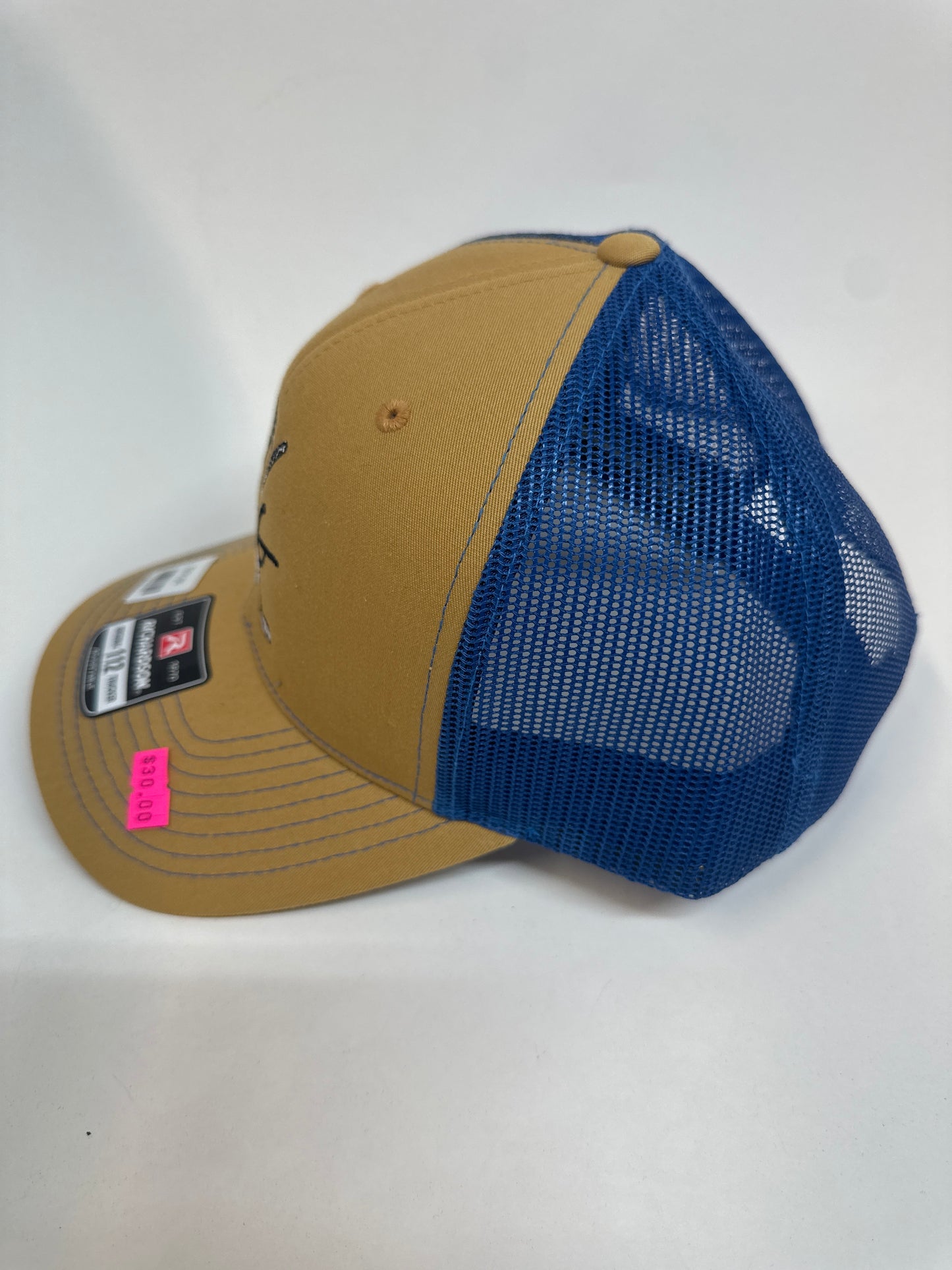 Peanuts and Golf Trucker Golf Hat - Brown/Royal