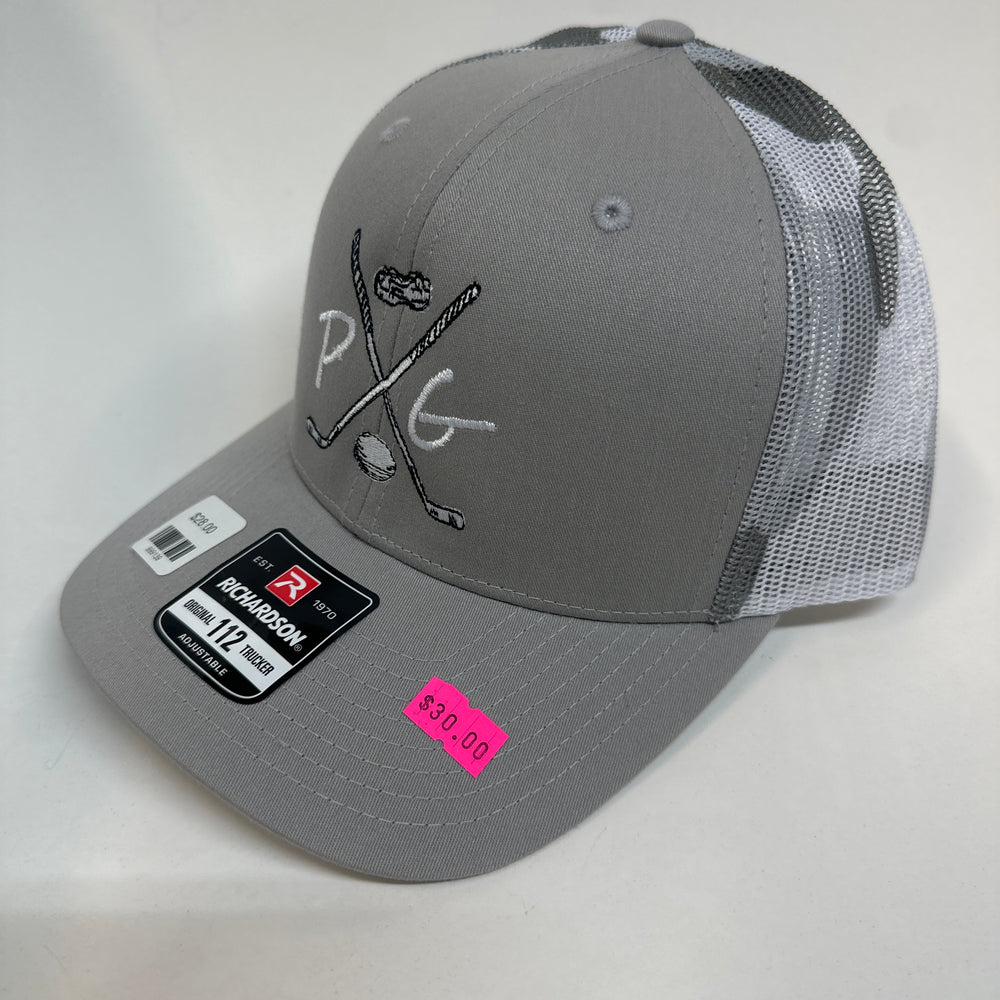 Peanuts and Golf Trucker Golf Hat - Grey/Camo
