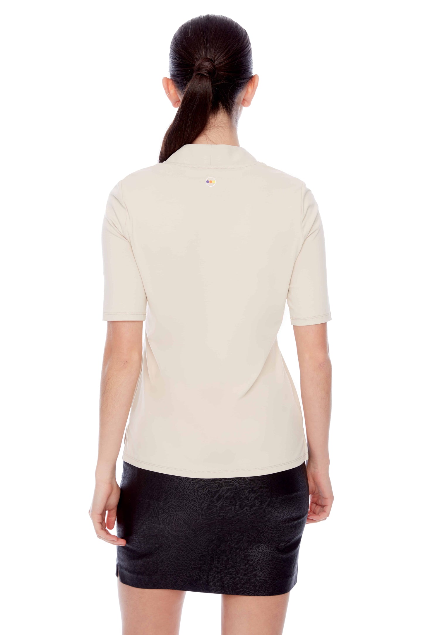 Swing Control Solid Short-Sleeve V-Neck Velocity Polo 6050