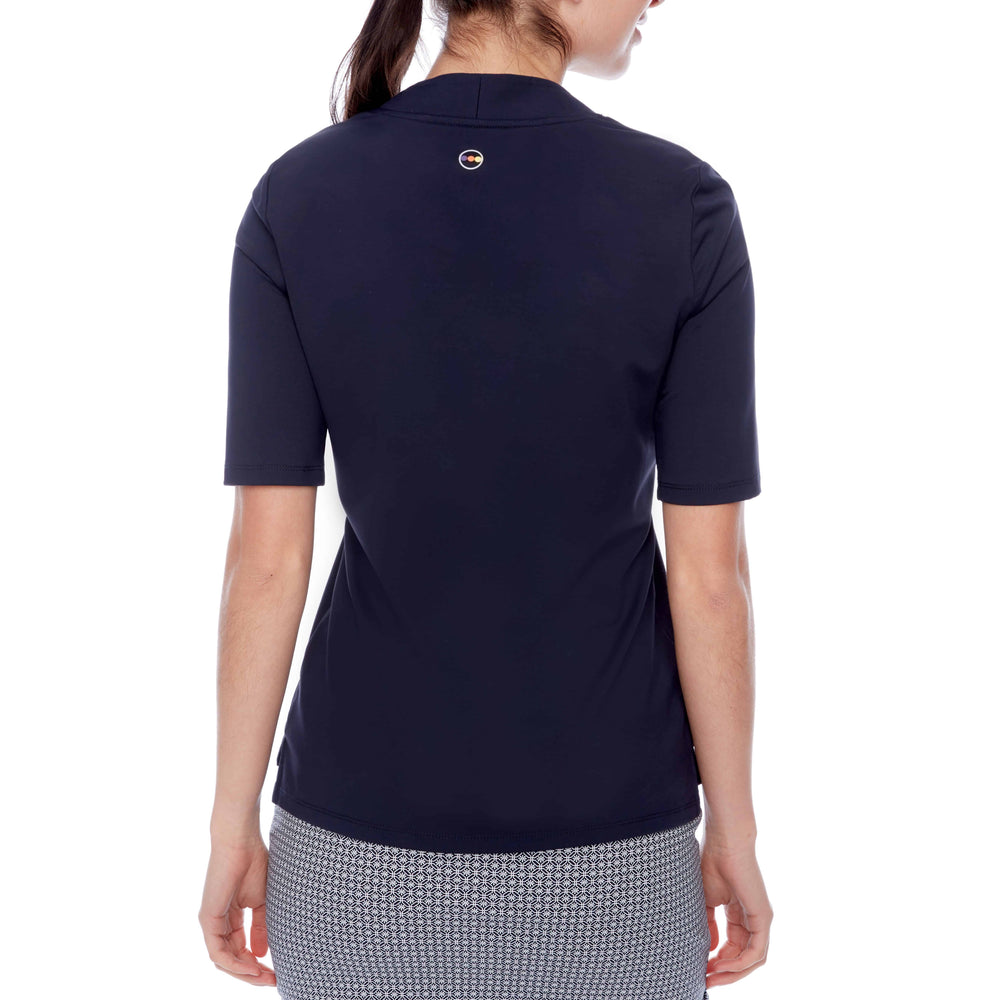 
                      
                        Swing Control Solid Short-Sleeve V-Neck Velocity Polo 6050
                      
                    