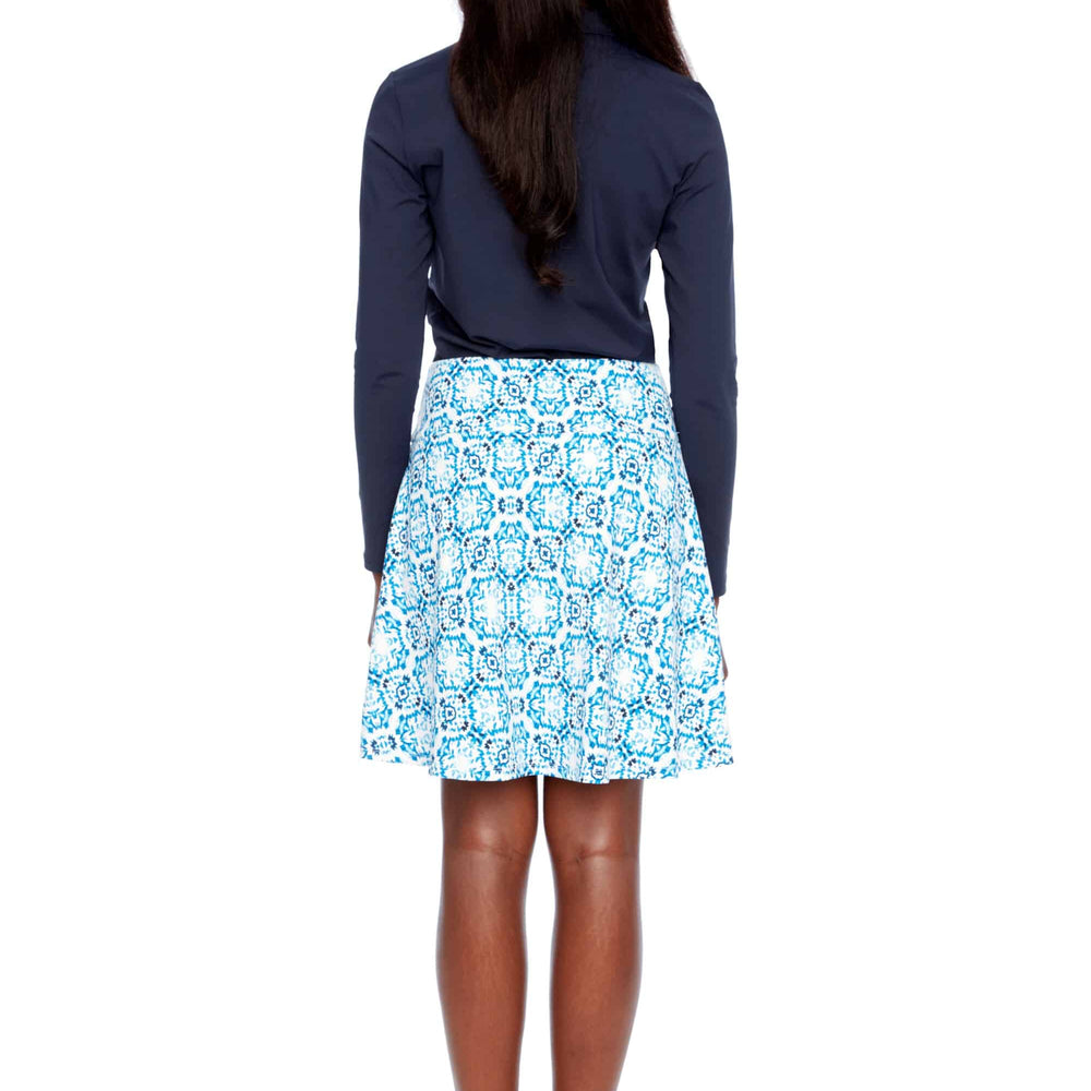 Swing Control Fireworks Piped Edge Airspun Skort 1226