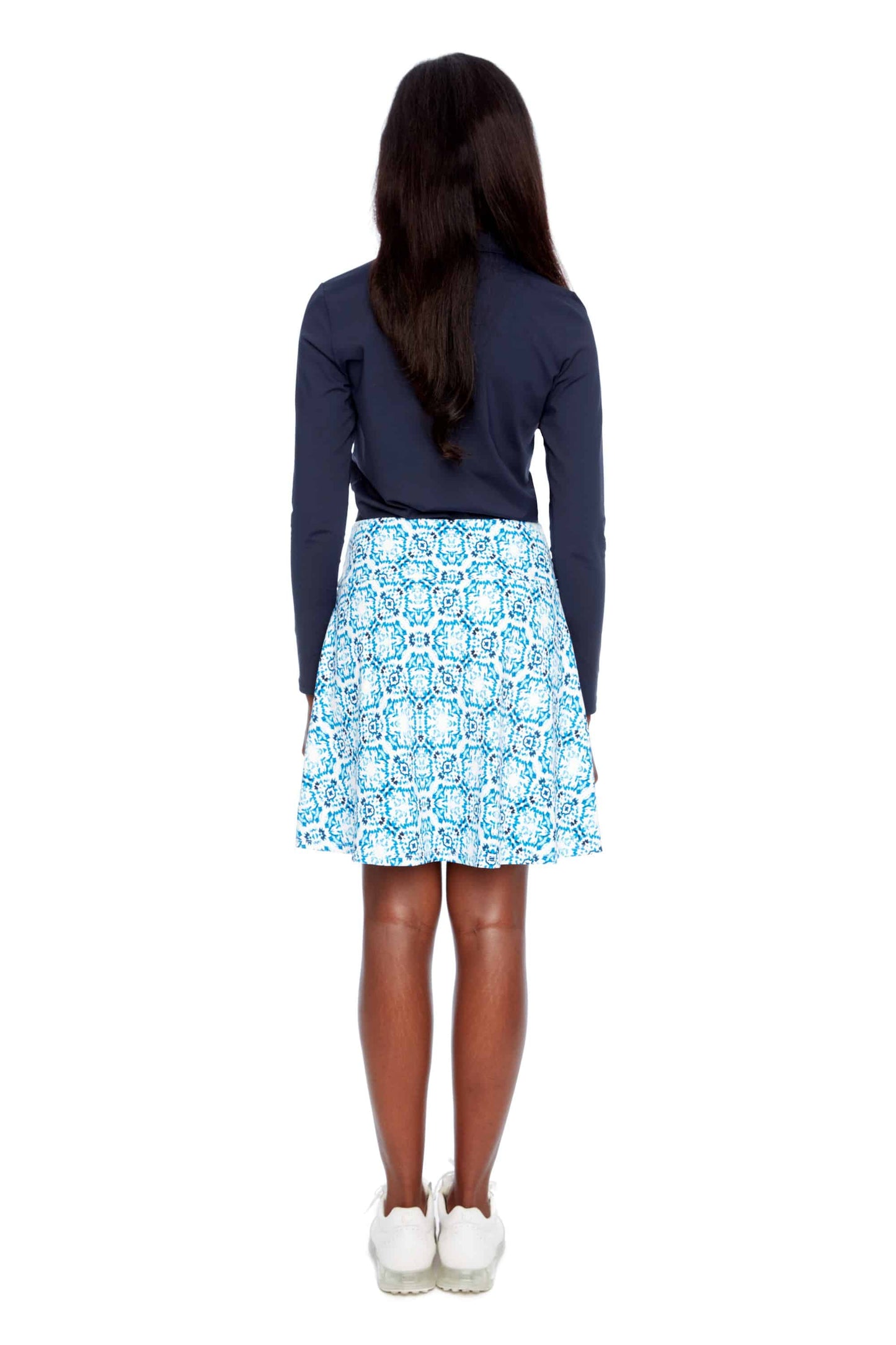 Swing Control Fireworks Piped Edge Airspun Skort 1226