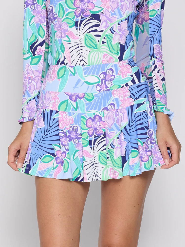 G Lifestyle Pleat Skort in Island Navy 633033