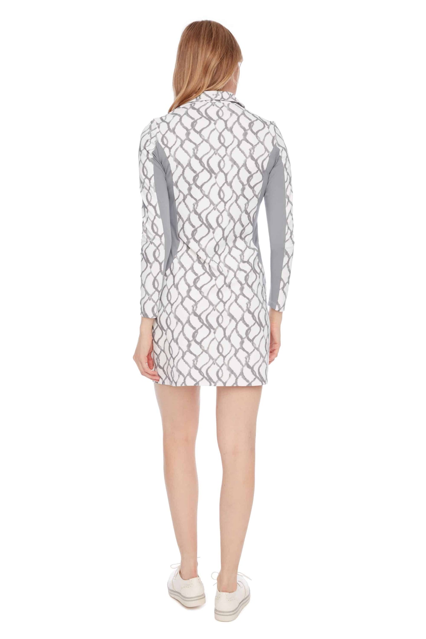 Swing Control Infinity Ribbed Long-Sleeve Airspun Dress 7019