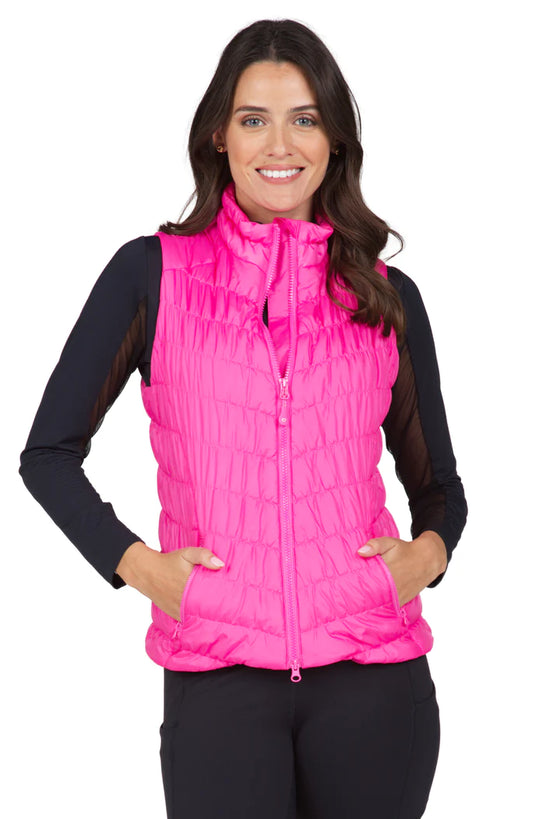 Ibkul Solid Vest -Hot Pink