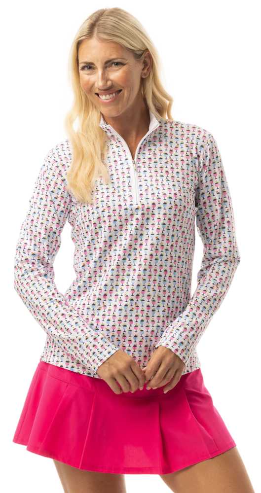 SanSoleil 900463 Solcool Print  Mock - OVER SERVED