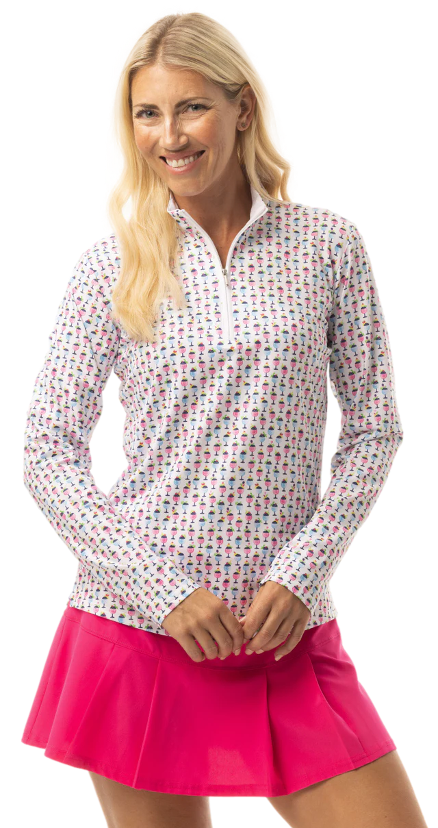 SanSoleil 900463 Solcool Print  Mock - OVER SERVED