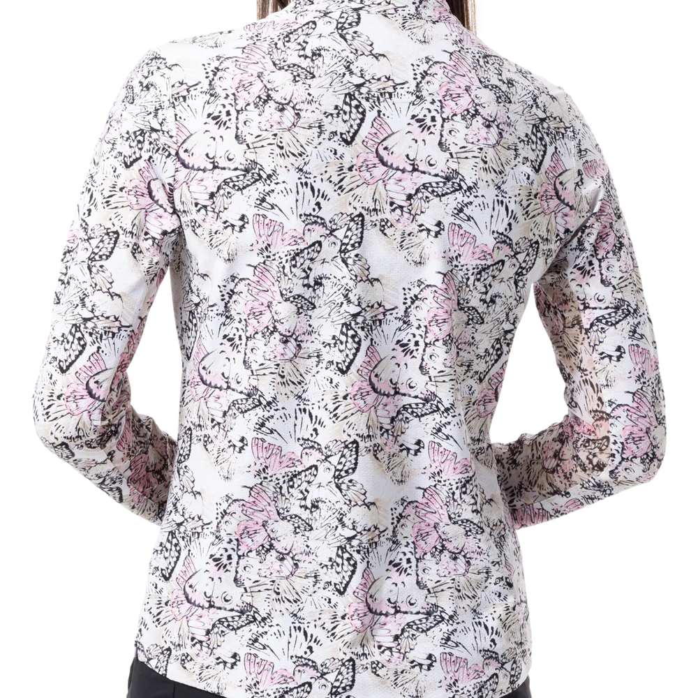 SanSoleil Soltek Lux Long Sleeve Print Mock FLYTE 900621