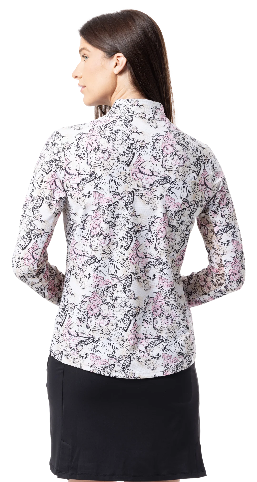SanSoleil Soltek Lux Long Sleeve Print Mock FLYTE 900621