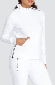  Tail Activewear  CONDOLEEZA PULLOVER - Chalk White