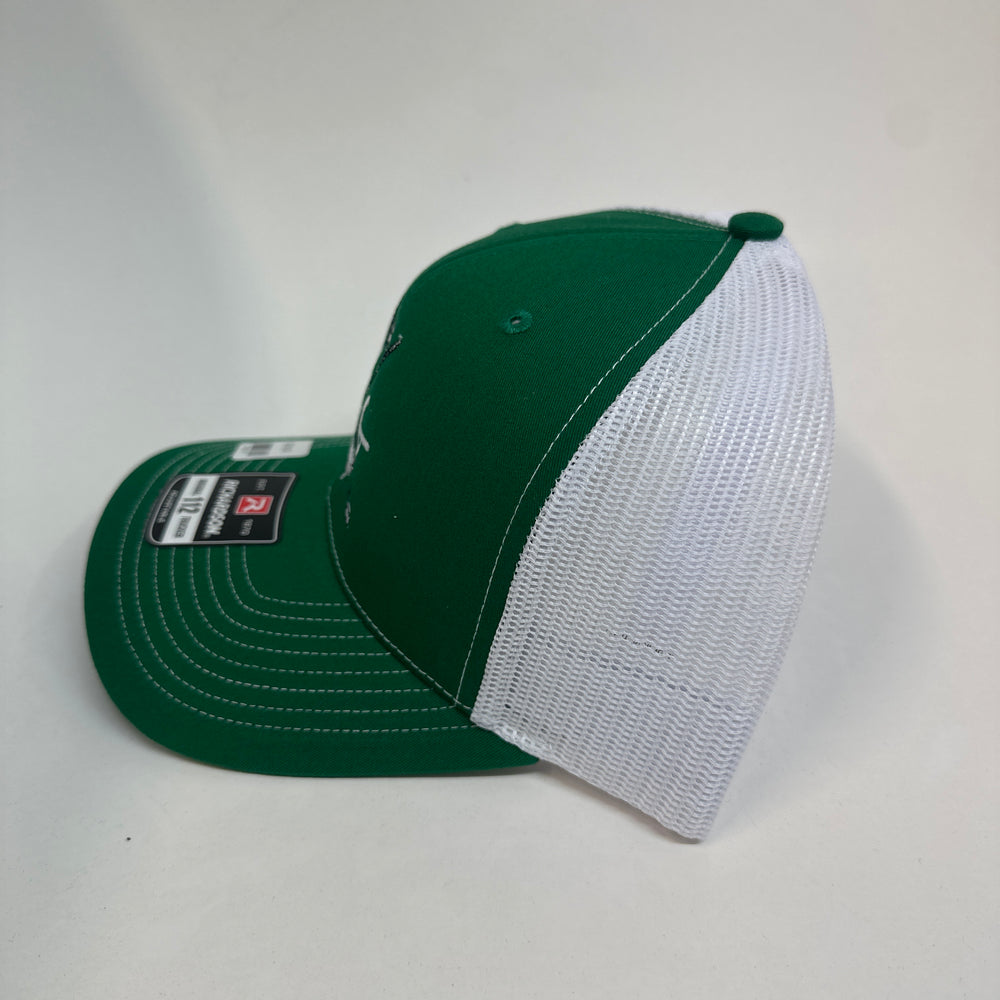 Peanuts and Golf Trucker Golf Hat - Green/White