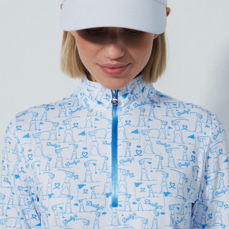 
                      
                        Daily Sport Tempo Long Sleeve Half Neck Blue Print 1000400
                      
                    