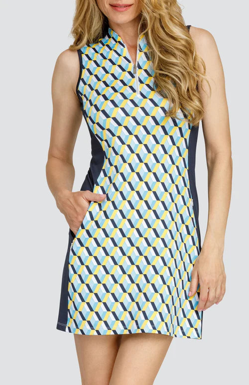 Tail Activewear  Sleeveless Dress  ZAMORA- Mandarin Funnel