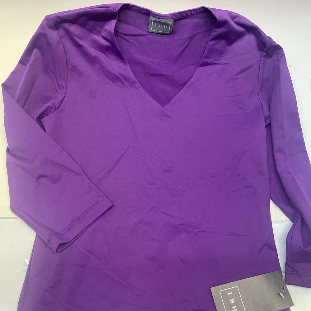 
                      
                        Original LBH 3/4 Length Sleeve V Neck Top
                      
                    