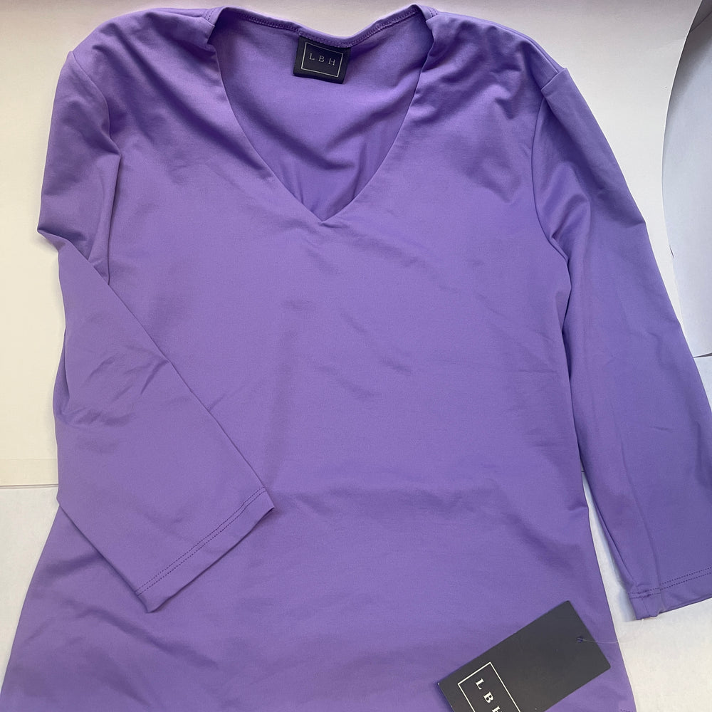 
                      
                        Original LBH 3/4 Length Sleeve V Neck Top
                      
                    
