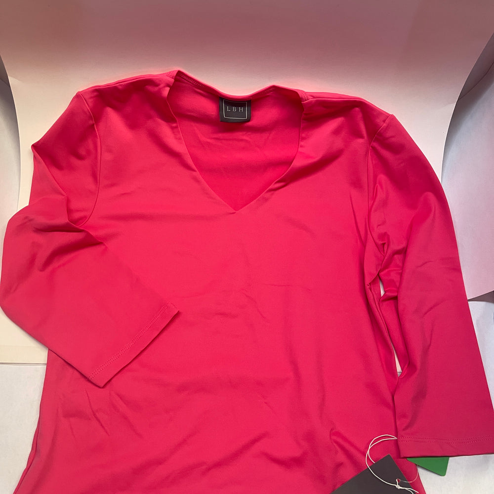 
                      
                        Original LBH 3/4 Length Sleeve V Neck Top
                      
                    