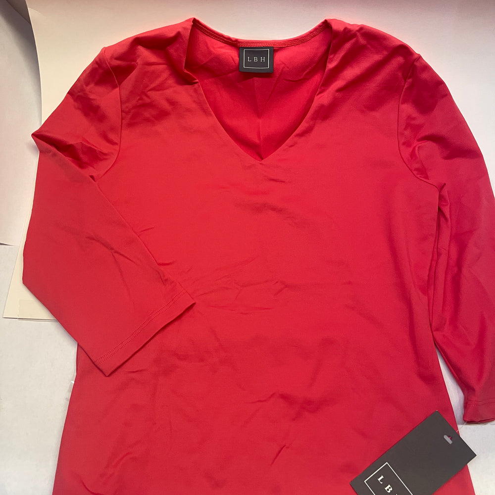 
                      
                        Original LBH 3/4 Length Sleeve V Neck Top
                      
                    