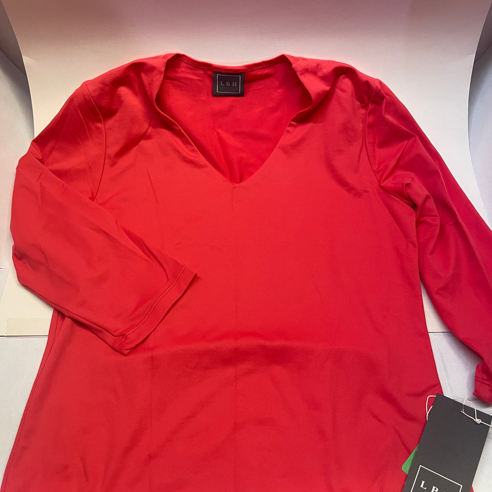 
                      
                        Original LBH 3/4 Length Sleeve V Neck Top
                      
                    