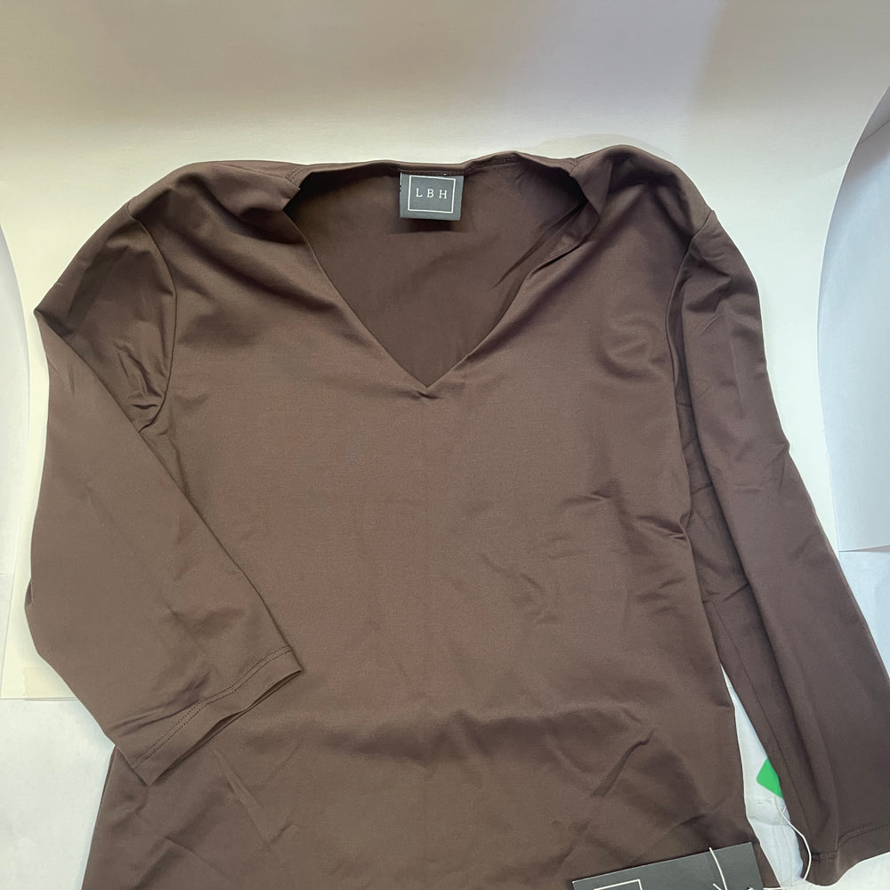
                      
                        Original LBH 3/4 Length Sleeve V Neck Top
                      
                    