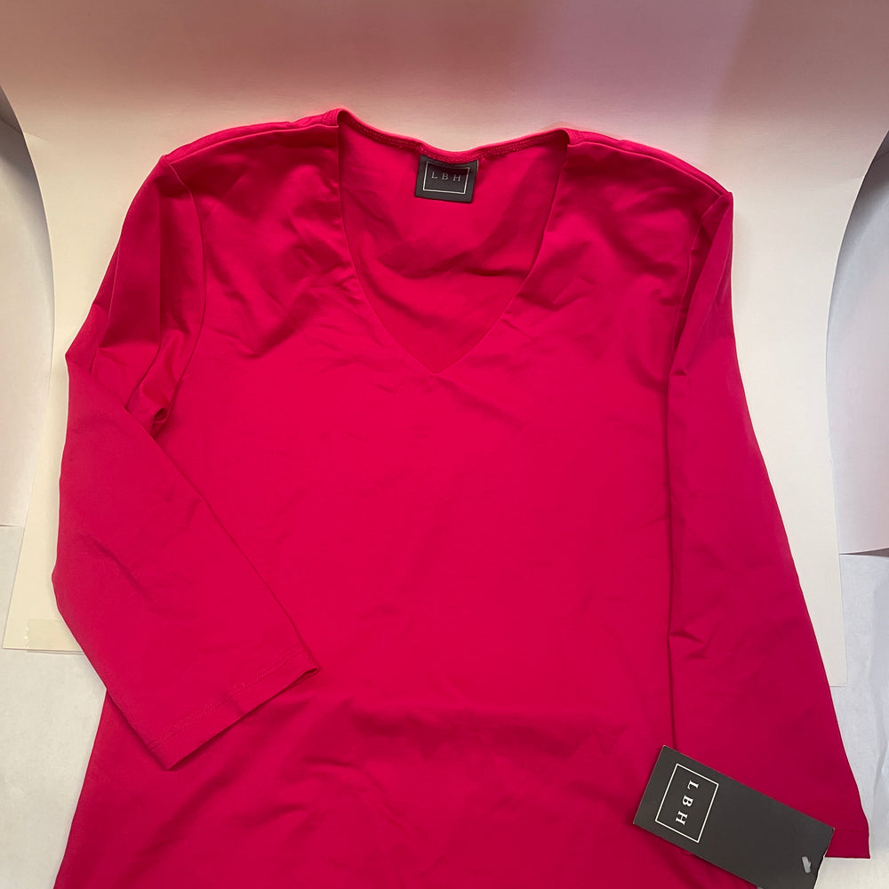 
                      
                        Original LBH 3/4 Length Sleeve V Neck Top
                      
                    