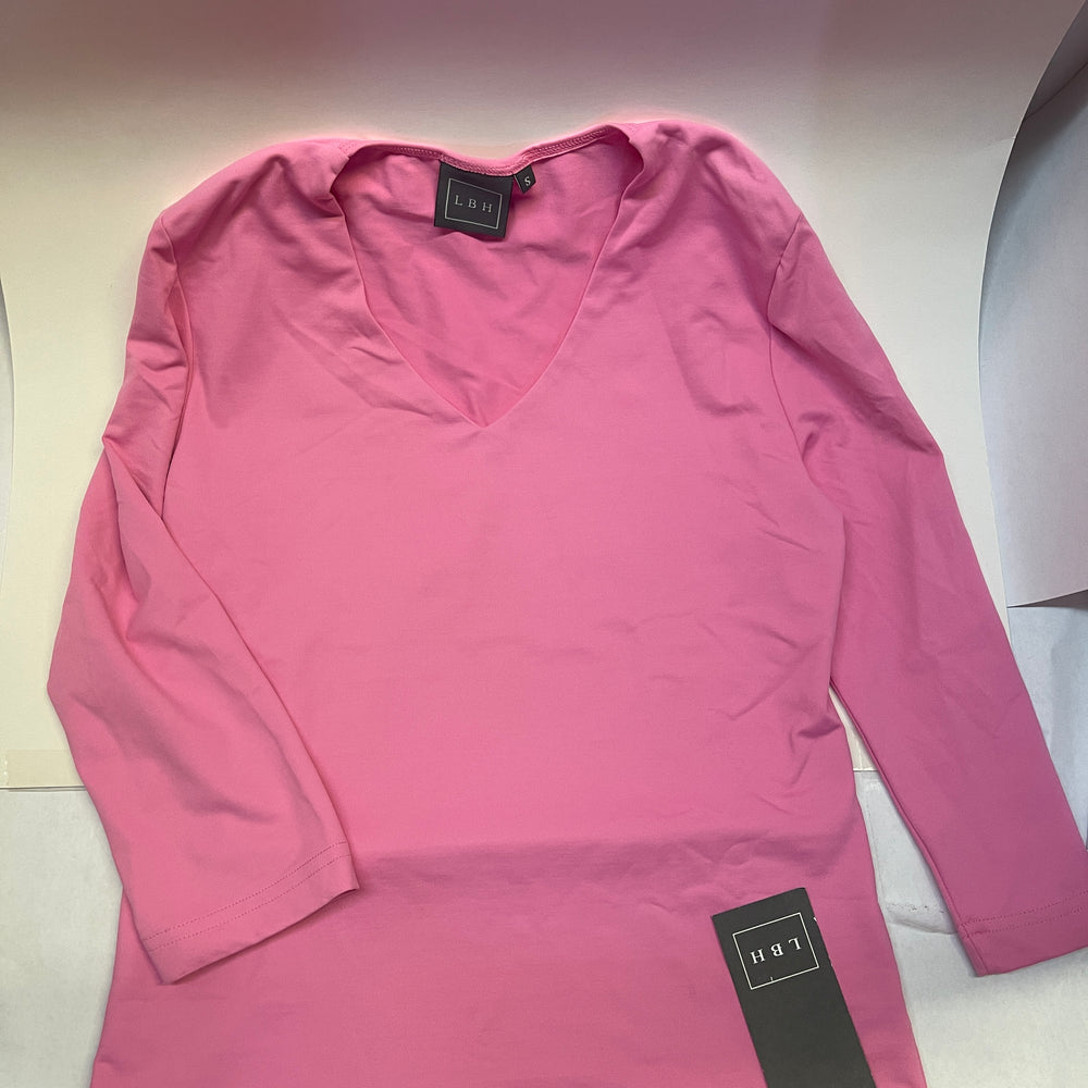 
                      
                        Original LBH 3/4 Length Sleeve V Neck Top
                      
                    