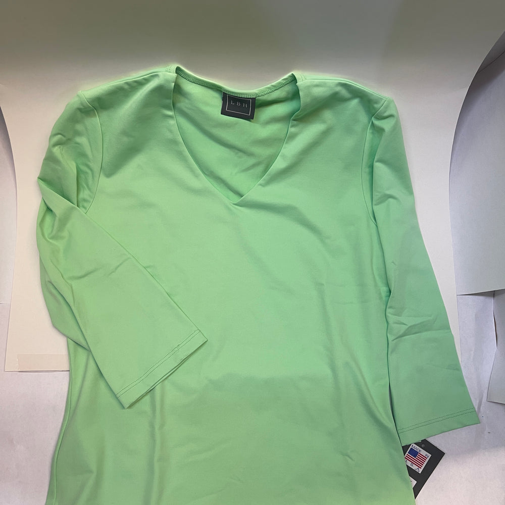 
                      
                        Original LBH 3/4 Length Sleeve V Neck Top
                      
                    