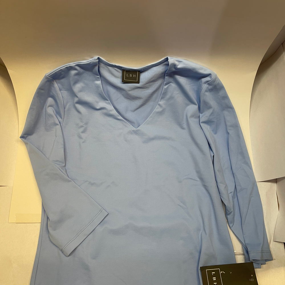 
                      
                        Original LBH 3/4 Length Sleeve V Neck Top
                      
                    