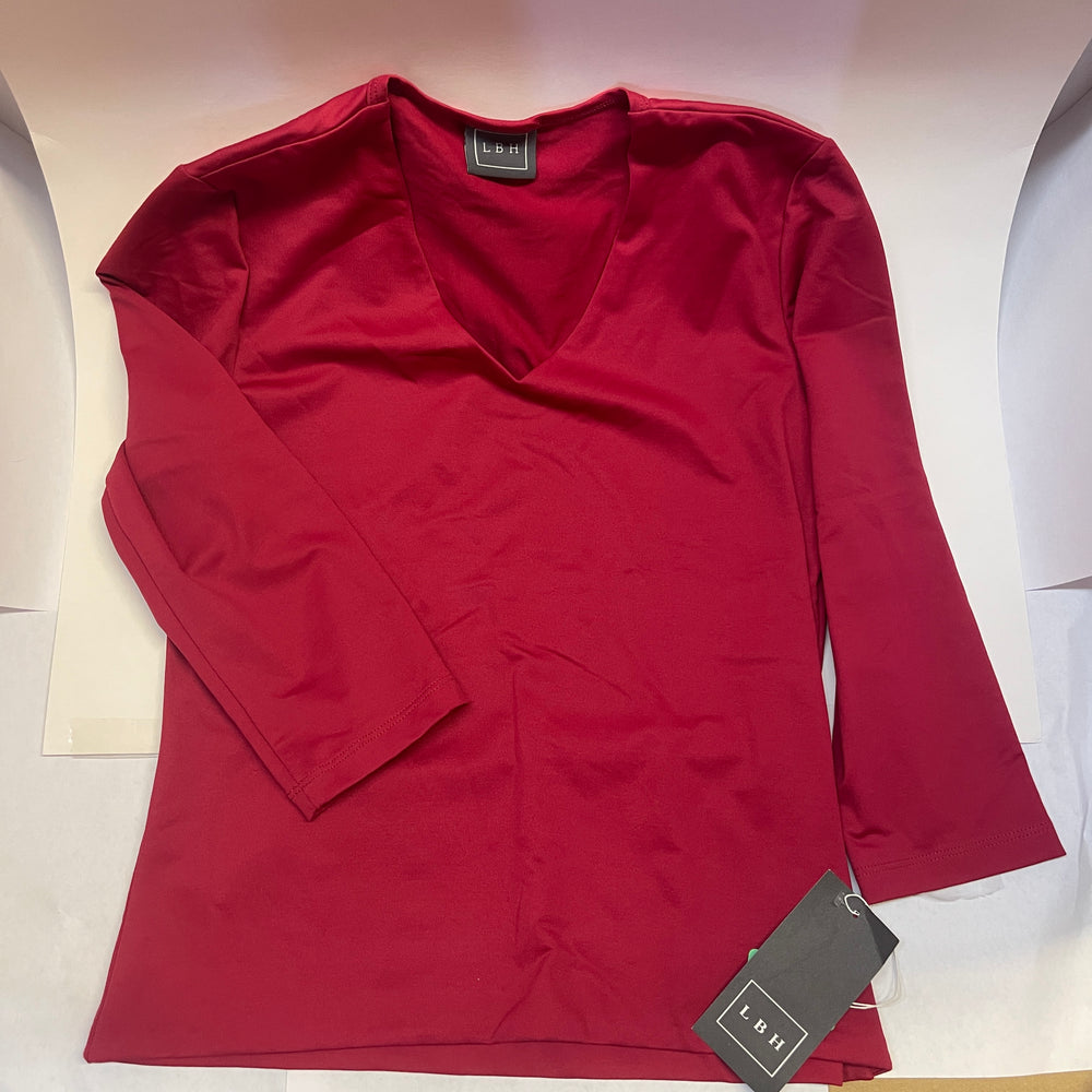 
                      
                        Original LBH 3/4 Length Sleeve V Neck Top
                      
                    