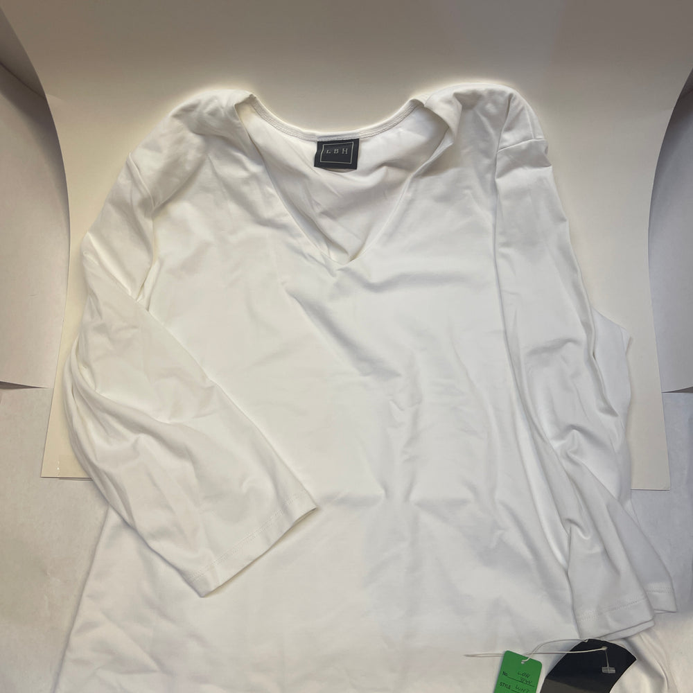 
                      
                        Original LBH 3/4 Length Sleeve V Neck Top
                      
                    