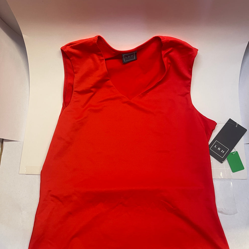 
                      
                        Original LBH Sleeveless V Neck Top
                      
                    
