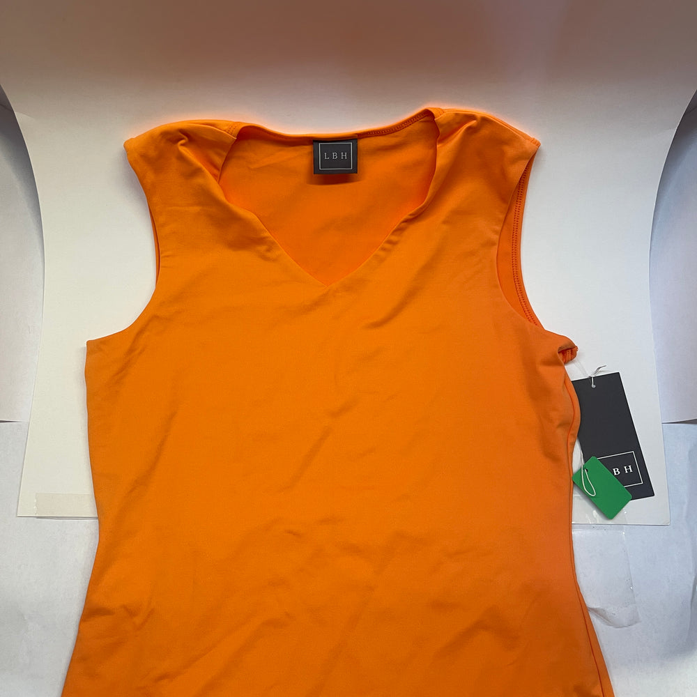 
                      
                        Original LBH Sleeveless V Neck Top
                      
                    