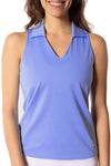 Golftini Sleeveless LISA Polo -Periwinkle