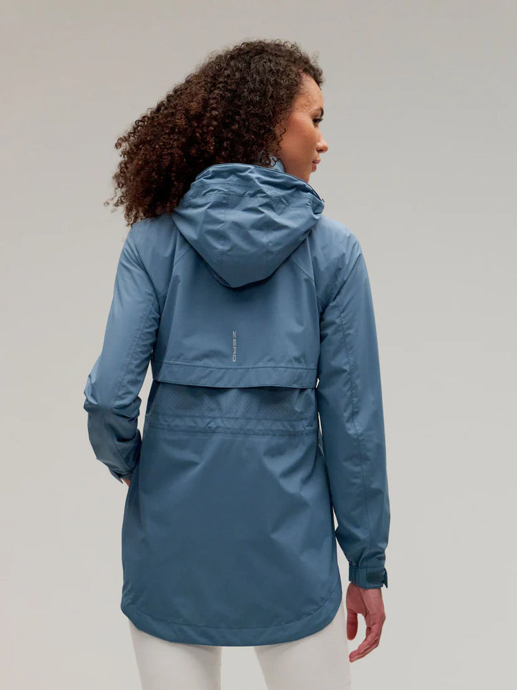 Zero Restriction Libby Rain Jacket-Blue Smoke