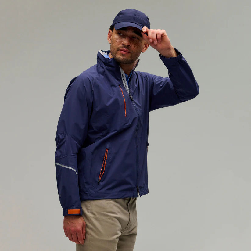 Zero Restriction Men's Power Torque Full Zip Indigo/Flame