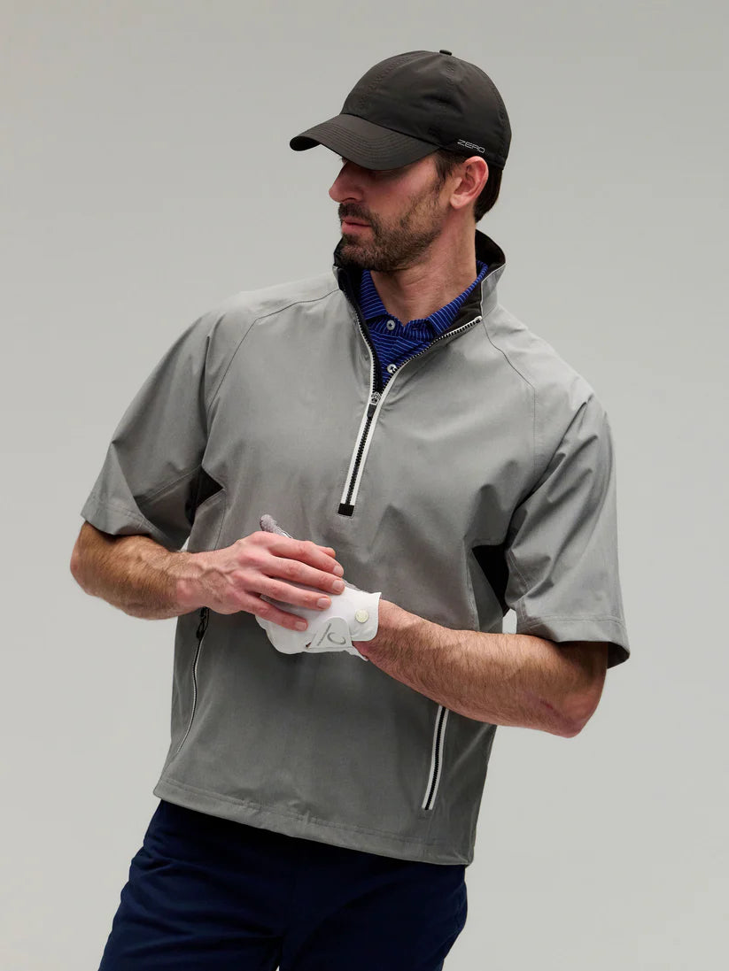 Zero Restriction Men's Power Torque 1/2 Sleeve Grey Melange