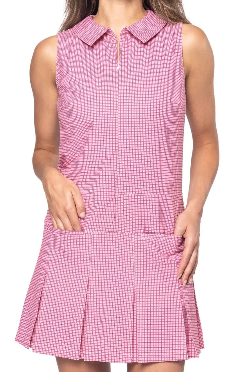 Golftini Plaid Pleat Tini Time Dress 2.0 TTDR25PD